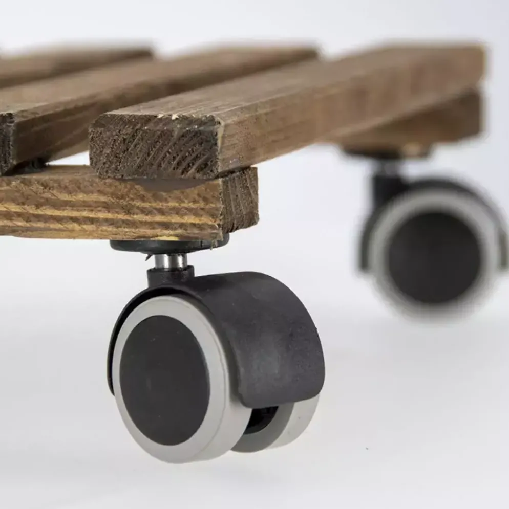 Esschert Design trolley bruin vierkant indoor