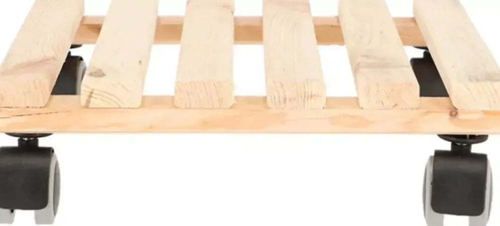 Esschert Design trolley naturel vierkant indoor
