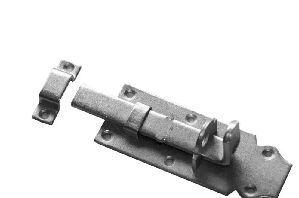 Eurofix hangslotschuif vlak verzinkt 120 mm