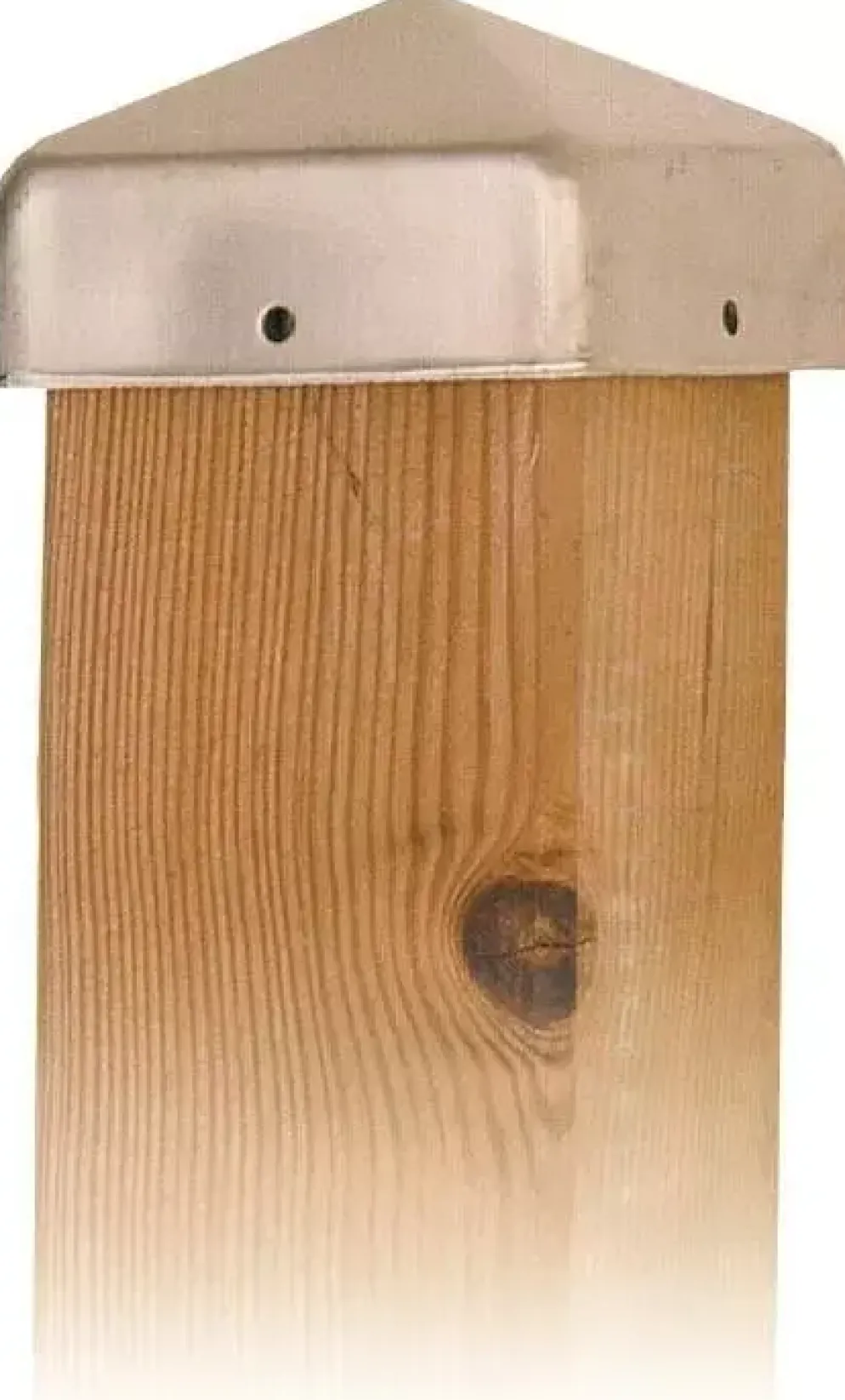 Eurofix paalkap piramide 91x91 mm rvs
