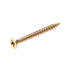 Eurofix spaanplaatschroef geel verzinkt 5,0x60 mm 200 stuks
