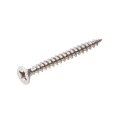 Eurofix spaanplaatschroef rvs 5,0x60 mm 8 stuks