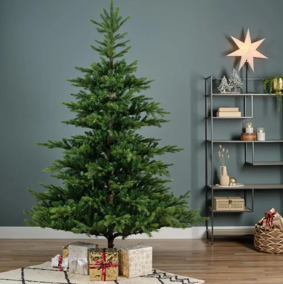 Everlands Grandis fir grote kunstkerstboom groen 300cm