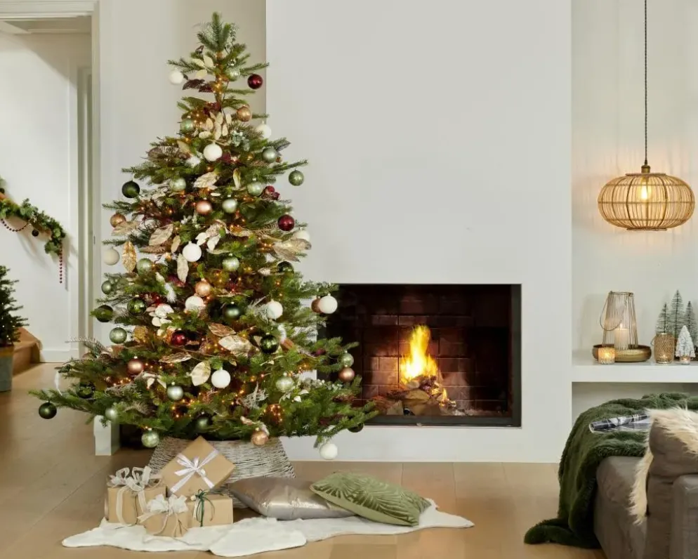 Everlands Grandis fir grote kunstkerstboom groen 300cm