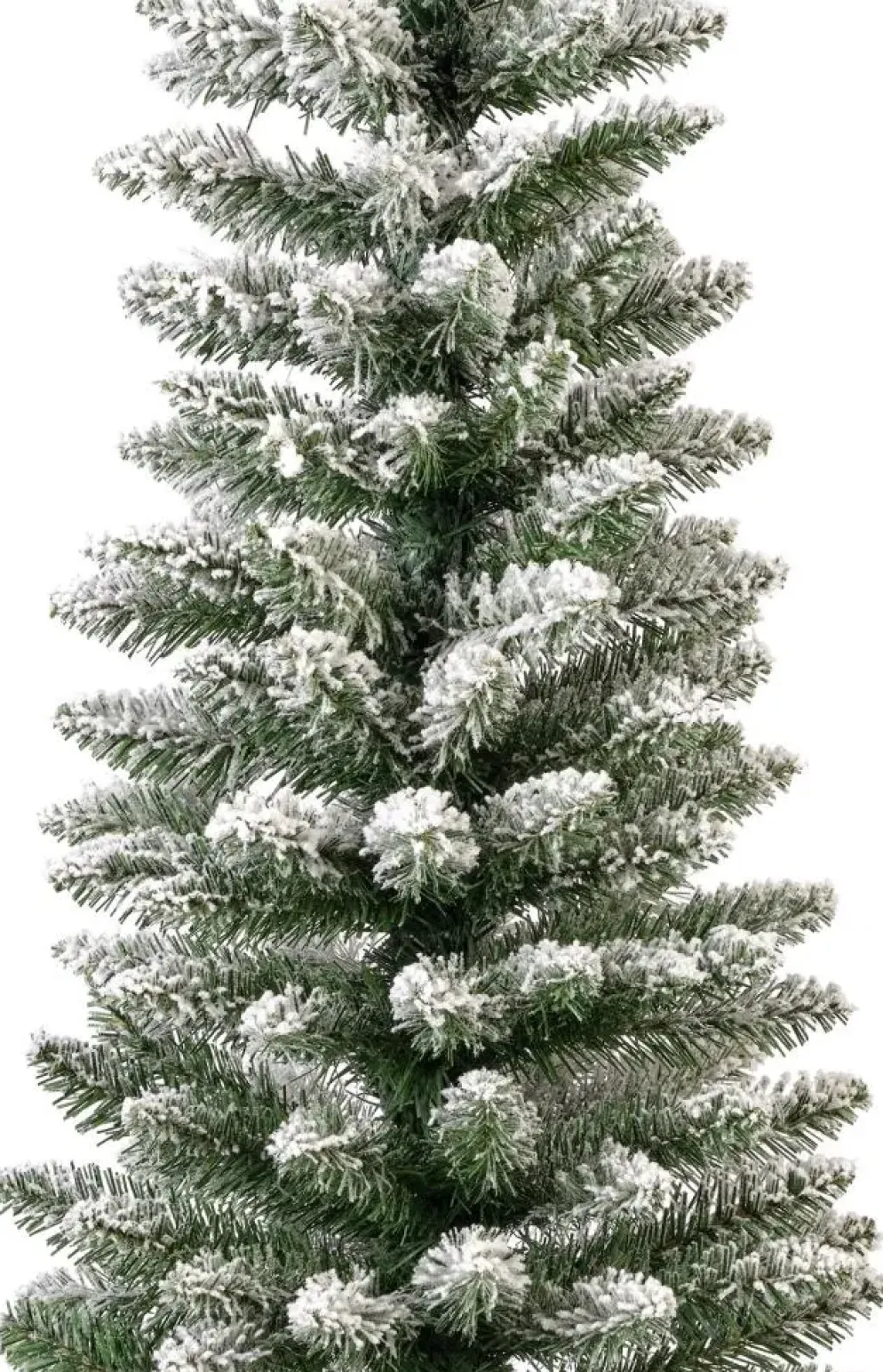 Everlands Pencil pine kunstkerstboom besneeuwd groen 150cm