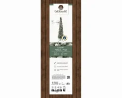 Everlands Pencil pine kunstkerstboom besneeuwd groen 150cm