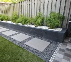 Excluton Betonbiels 12x20x120 cm antraciet