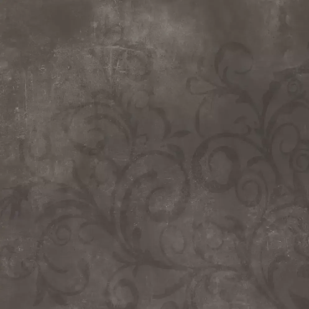 Excluton Kera Twice 60x60x4,8 cm Fiammato Antracite Decor
