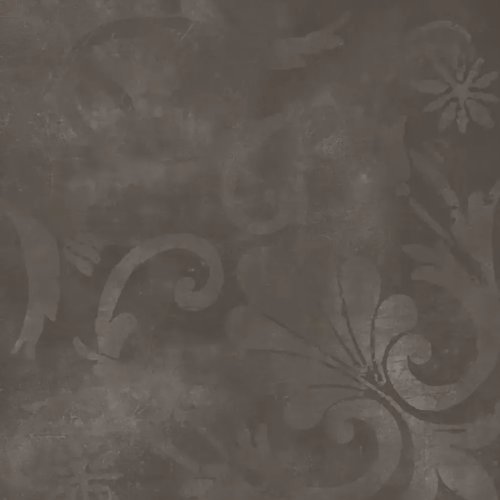 Excluton Kera Twice 60x60x4,8 cm Fiammato Antracite Decor