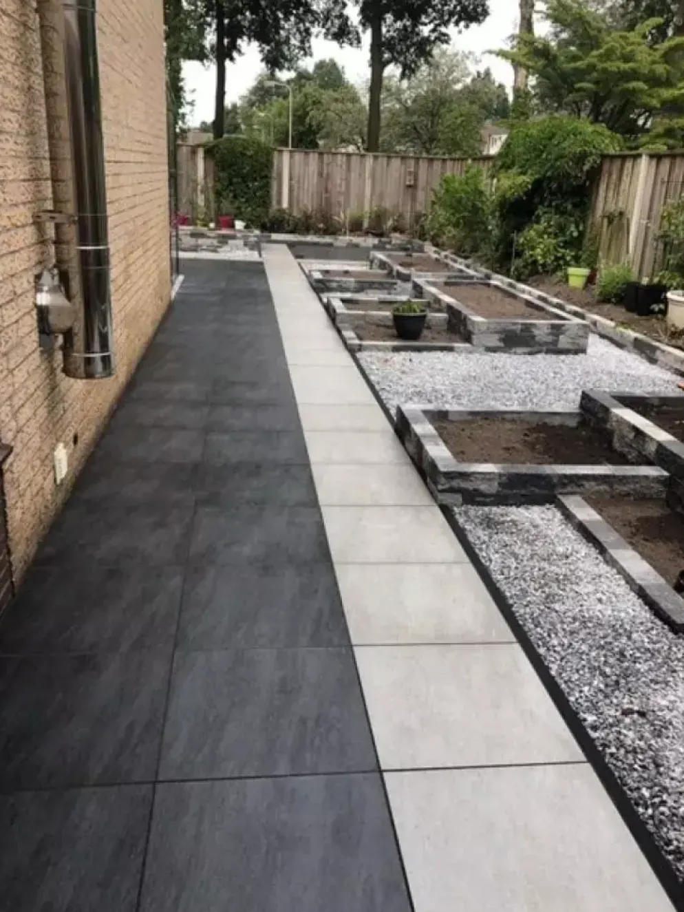 Excluton Kera Twice 60x60x4,8 cm Moonstone Black