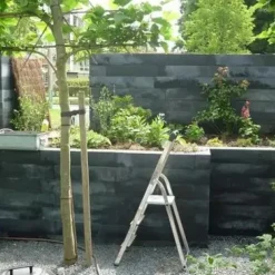 Excluton Linia Excellence 12x12x60 cm Nero met facet