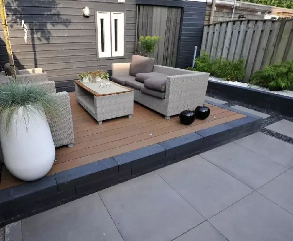 Excluton Linia palissade 10x15x60 antraciet