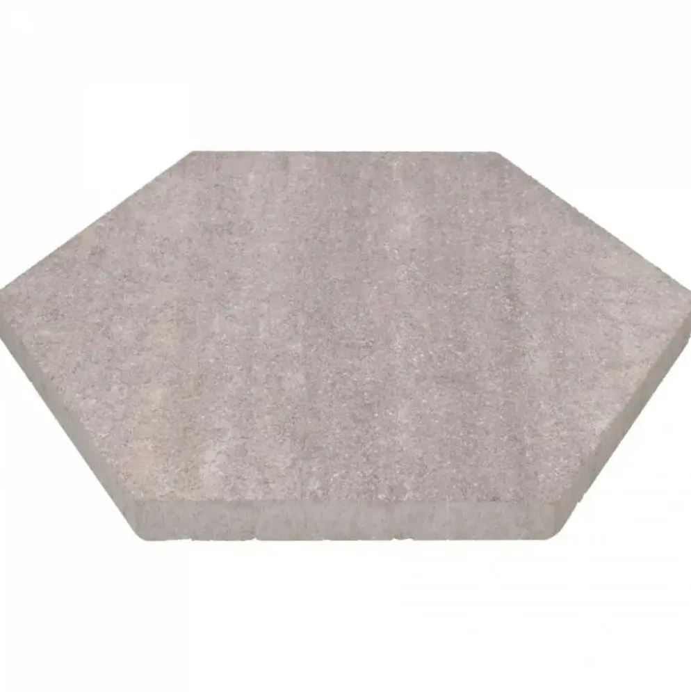 Excluton Soft Comfort Zeskant 60/52,5x30x4 cm Ivory