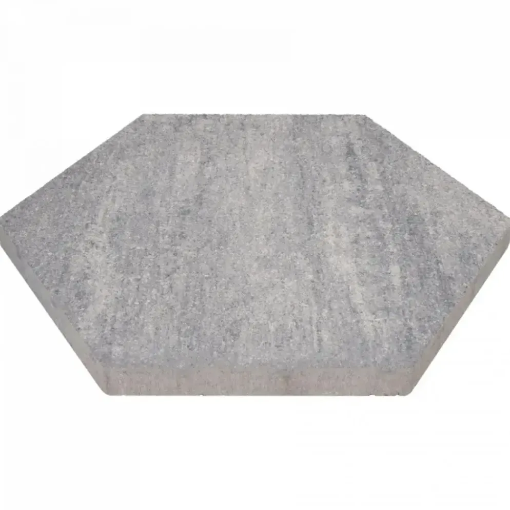 Excluton Soft Comfort Zeskant 60/52,5x30x4 cm Grezzo