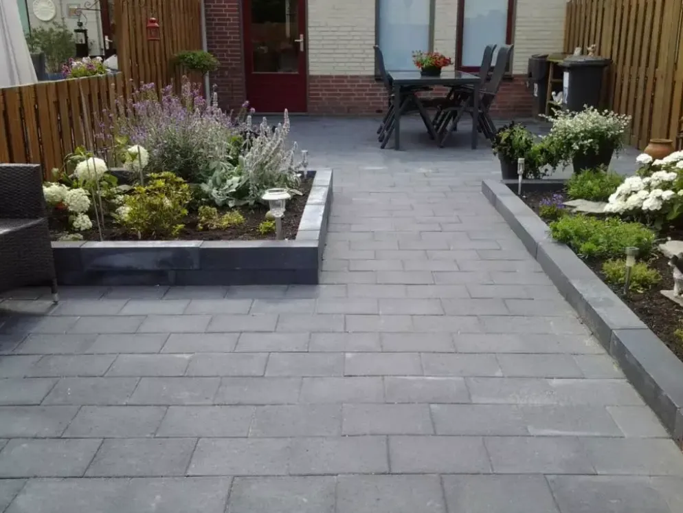 Excluton Terras+ Steen 20x30x4 cm Nero