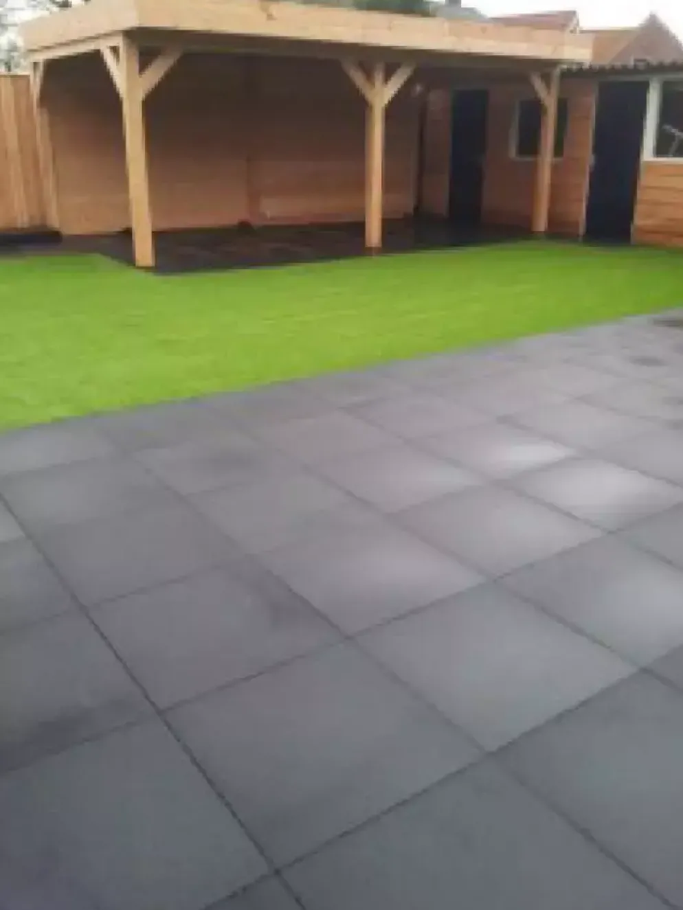 Excluton Terras+ Tegel 60x60x4 cm Nero