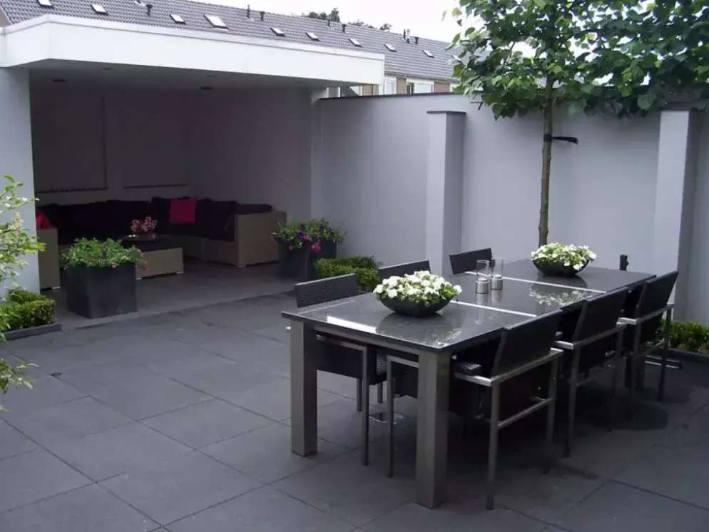 Excluton Terras+ Tegel 60x60x4 cm Nero