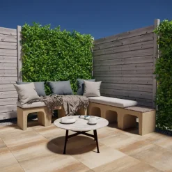 Excluton U-element 40x40x50cm grijs
