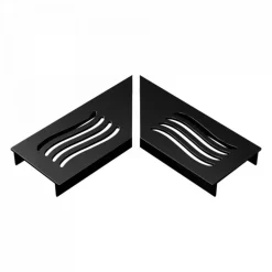 Exculton Ultra drain wave rooster l-hoek Zwart