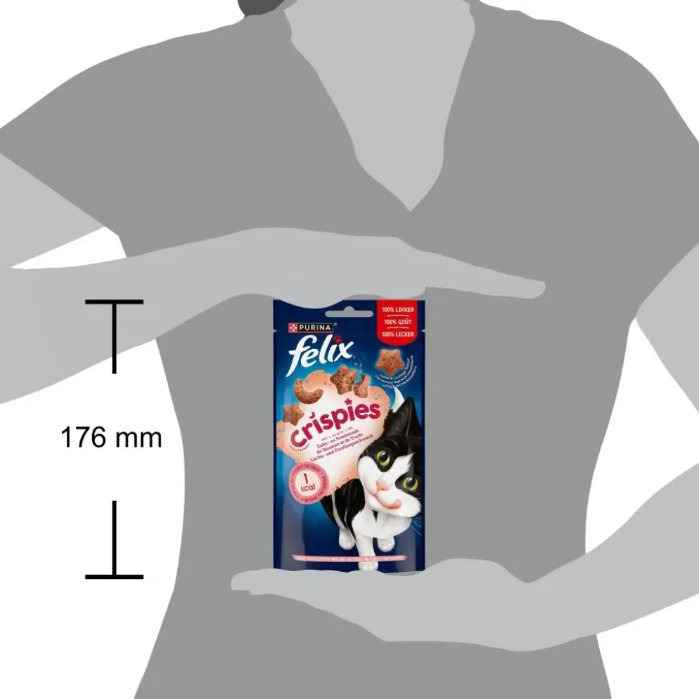 Felix Crispies zalm & forel 48g