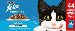 FELIX Original Vis Selectie in Gelei kattenvoer 44x85g