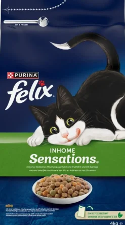 Felix Sensations Inhome kip, kalkoen & groenten 4kg