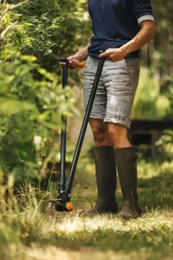 Fiskars GS53 Gras- en Heggenschaar – 90 cm | Voor strak snoeiwerk zonder bukken