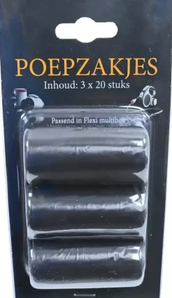 flexi poepzak voor de flexi multi-box pak 3 rol a 20 stuks