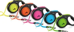 flexi rollijn NEW NEON tape S geel, 5 meter.