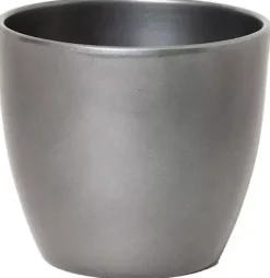 Floran bloempot boule 7,5x6 cm metallic