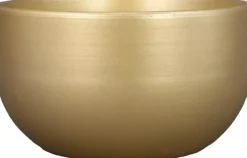 Floran bloempot boule 26x14 cm parelgoud