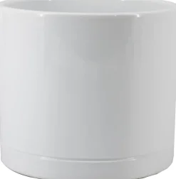 Floran pot lynn d23h22cm wit