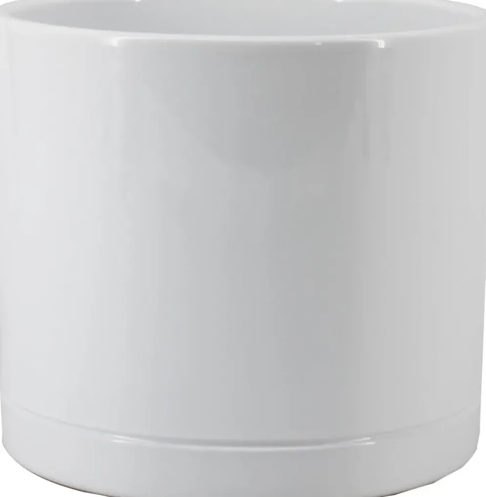 Floran pot lynn d23h22cm wit