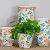 Floran Vaas Rosa 16x30cm Wit