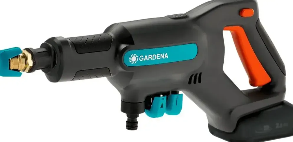 Gardena accu medium drukreiniger AquaClean kant-en-klare set