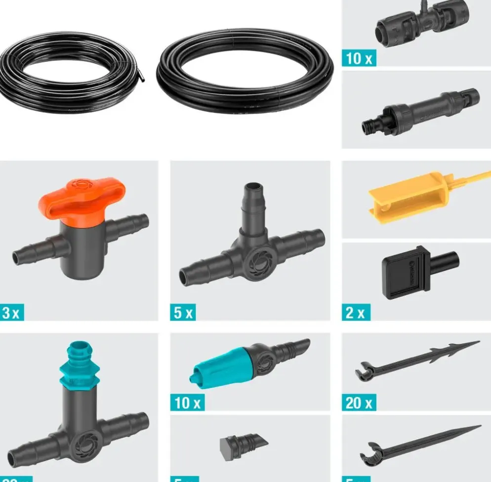 Gardena Micro-Drip-Bewatering Terras Set (30 planten)