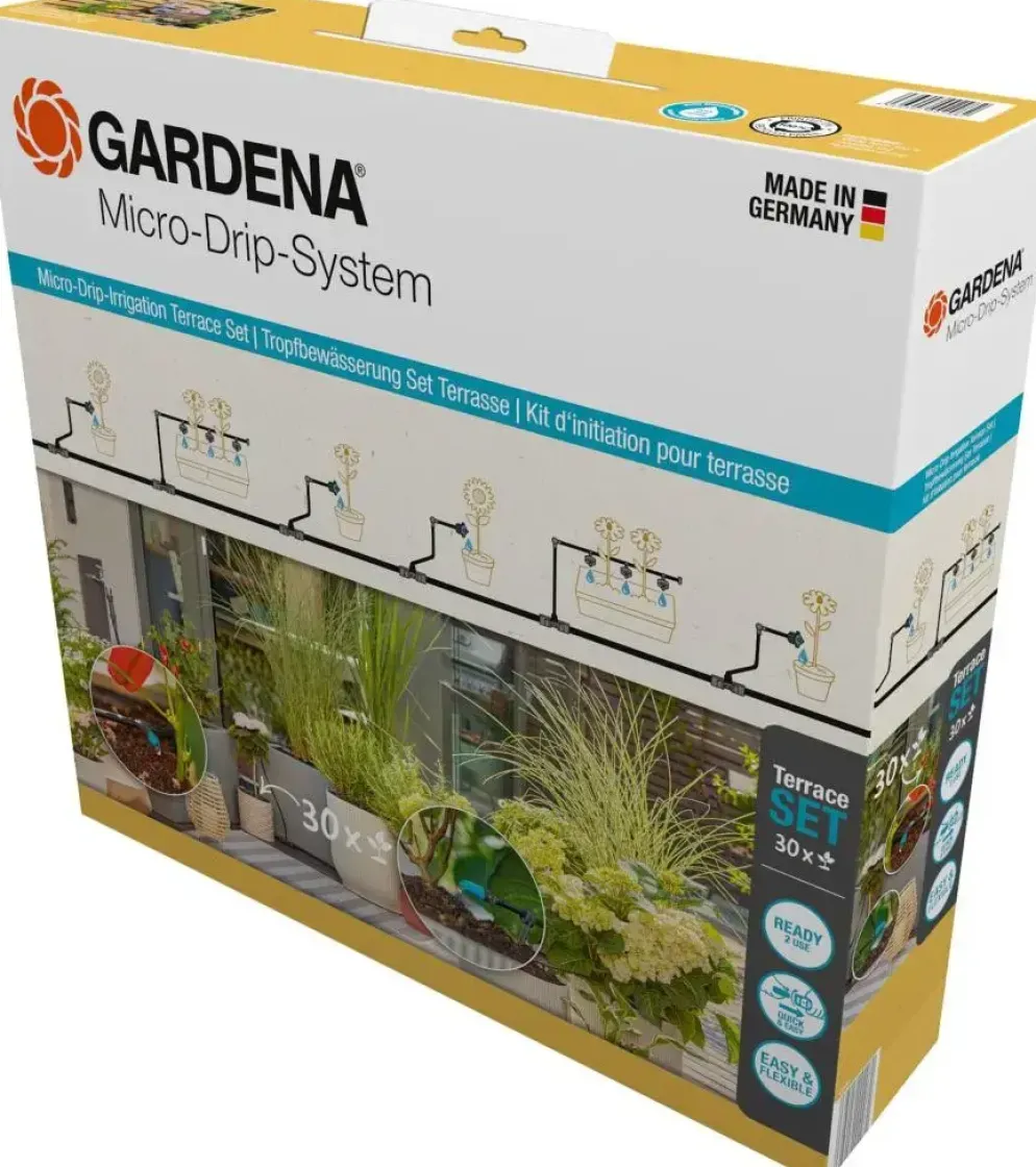 Gardena Micro-Drip-Bewatering Terras Set (30 planten)