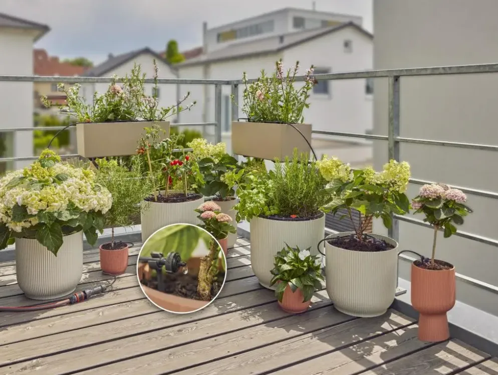 Gardena Micro-Drip-Bewatering Balkon Set (15 planten)