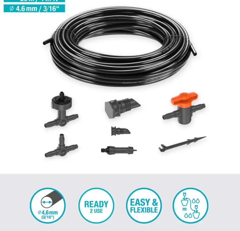 Gardena Micro-Drip-Bewatering Balkon Set (15 planten)
