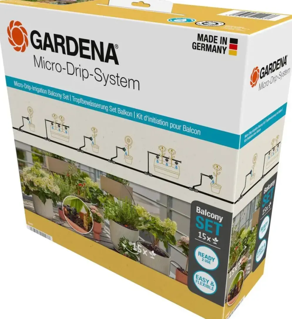 Gardena Micro-Drip-Bewatering Balkon Set (15 planten)