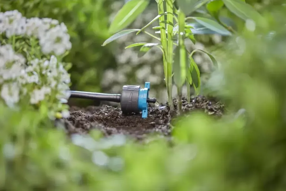 Gardena Micro Drip Systeem Verstelbare Einddruppelaar, drukcompenserend.