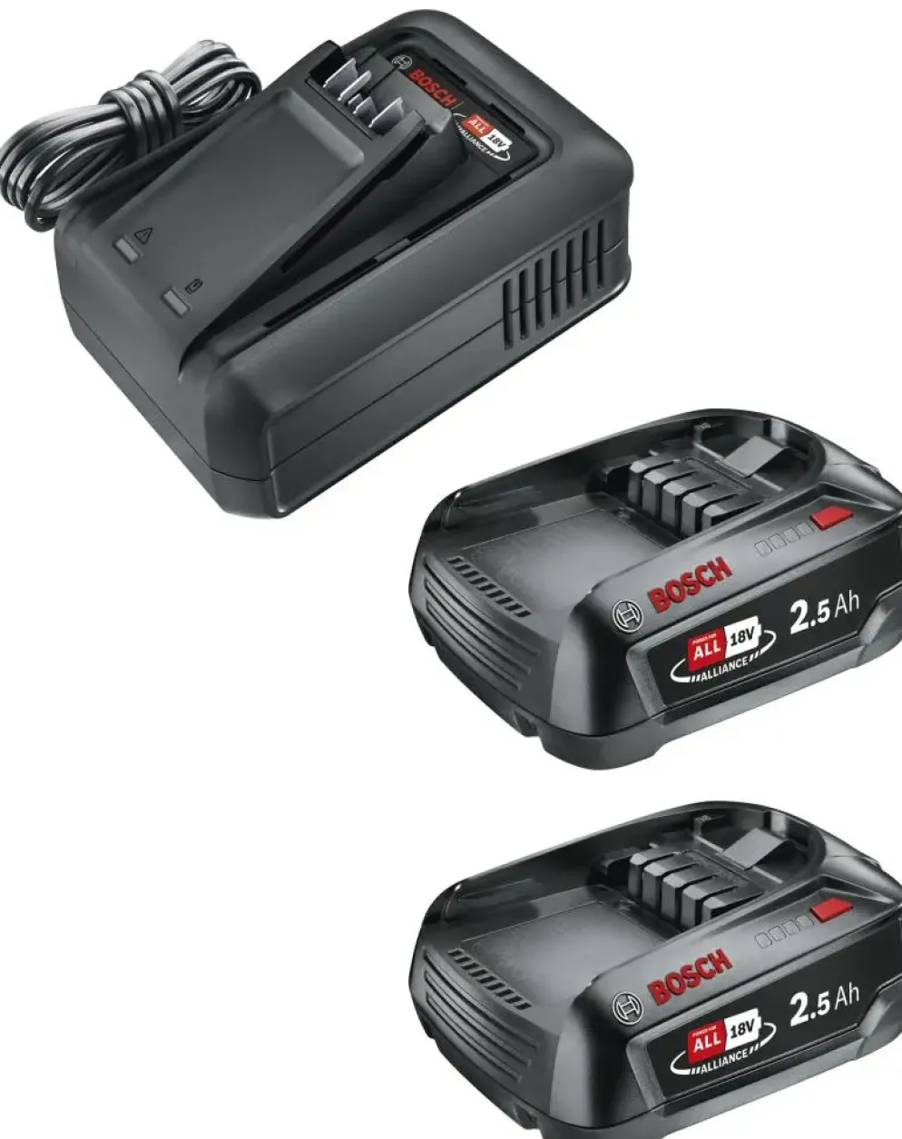 GARDENA Startset Snellader & Accu P4A AL18V-44+2x2.5Ah