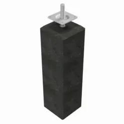Gardenlux Betonpoer recht Antraciet 15x15x60 cm