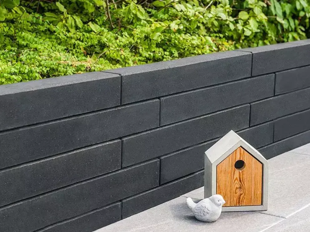 Gardenlux Decor Block Antraciet 40x10x10 cm
