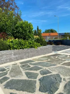 Gardenlux Flagstones Kwartsiet Grey 3-5 cm dik