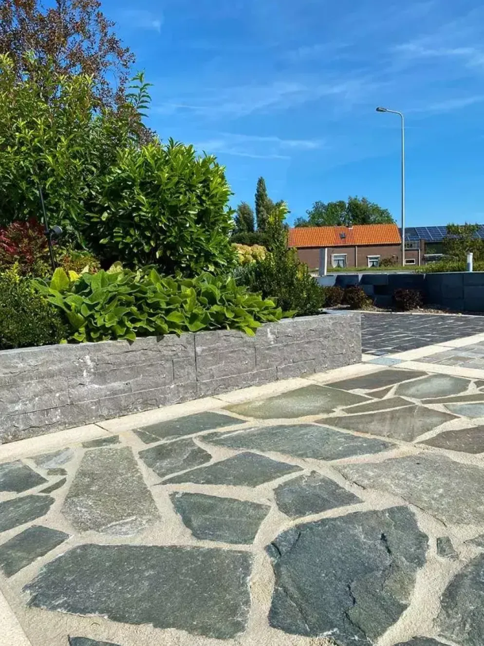Gardenlux Flagstones Kwartsiet Grey 3-5 cm dik