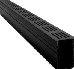 Gardenlux Garden Drain Designgoot Zwart aluminium 100x6,5x10 cm