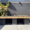 Gardenlux Globe L muurelement Antraciet 60x30x9 cm