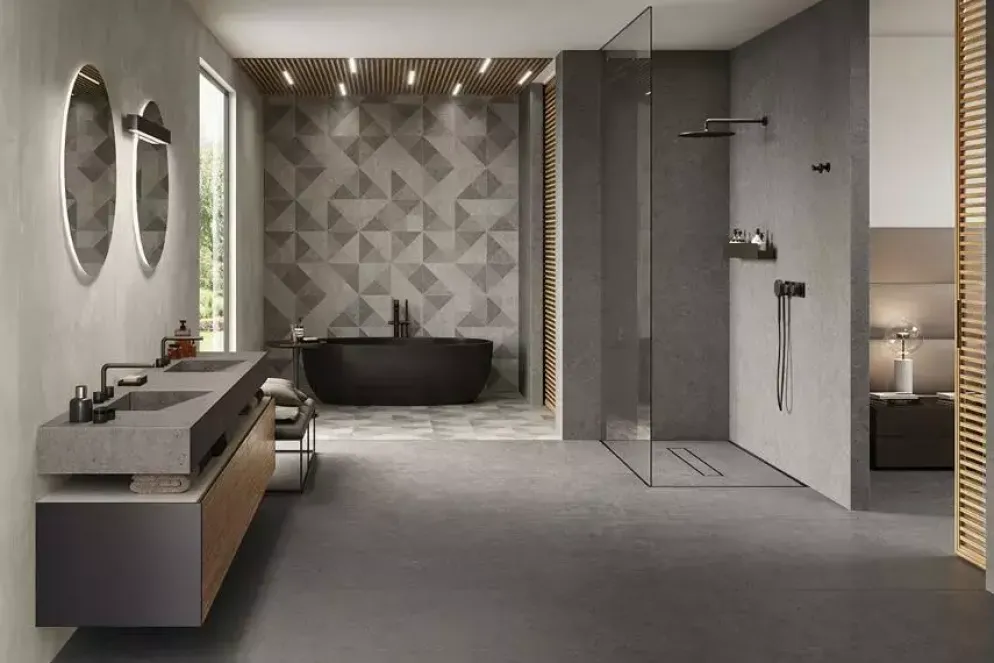 Gardenlux Keramische Tegels Ceramica Lastra Boost Stone Smoke 120x120x2 cm