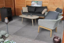 Gardenlux Keramische Tegels Cera3Line Lux & Dutch Downtown Taupe 90x90x3 cm